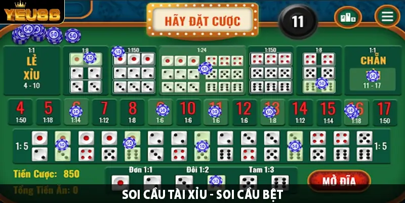 soi cầu tài xỉu - Soi cầu bệt